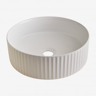 Lavabo In Ceramica Sinqua Ø36 Cm - Sklum