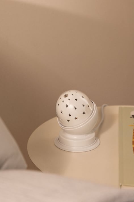 Lampada da tavolo con proiettore di stelle a LED Russell Kids