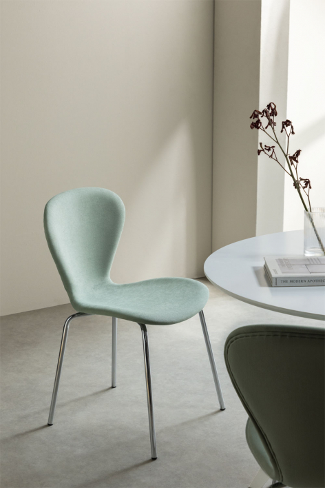 Sedia da pranzo impilabile imbottita Uit