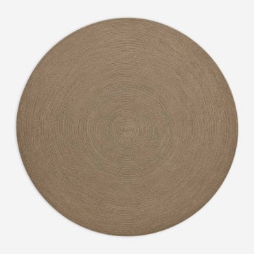 Tappeto Rotondo In Polipropilene (ø200 Cm) Lisandra Moka Brown - Sklum