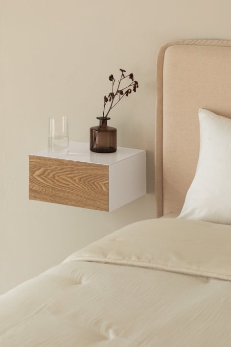 Pack di 2 comodini sospesi in MDF Florens