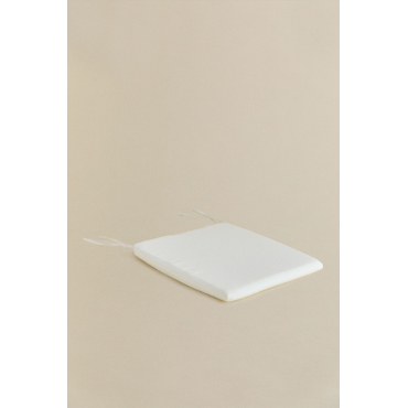 Cuscino Per Sedia Rotondo 45x45x8 Cm - Beige, Antiscivolo, Lavabile, Per Interni/Esterni, Adatto A Cucina, Giardino E Ufficio