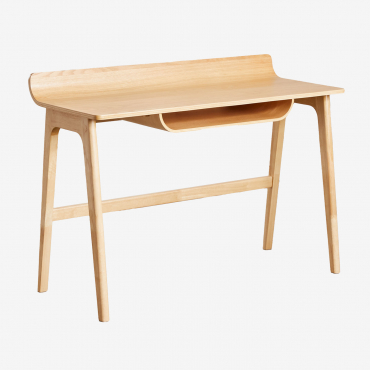 Scrivania In Legno Colman 120x50 Cm Marrone Quercia - Sklum