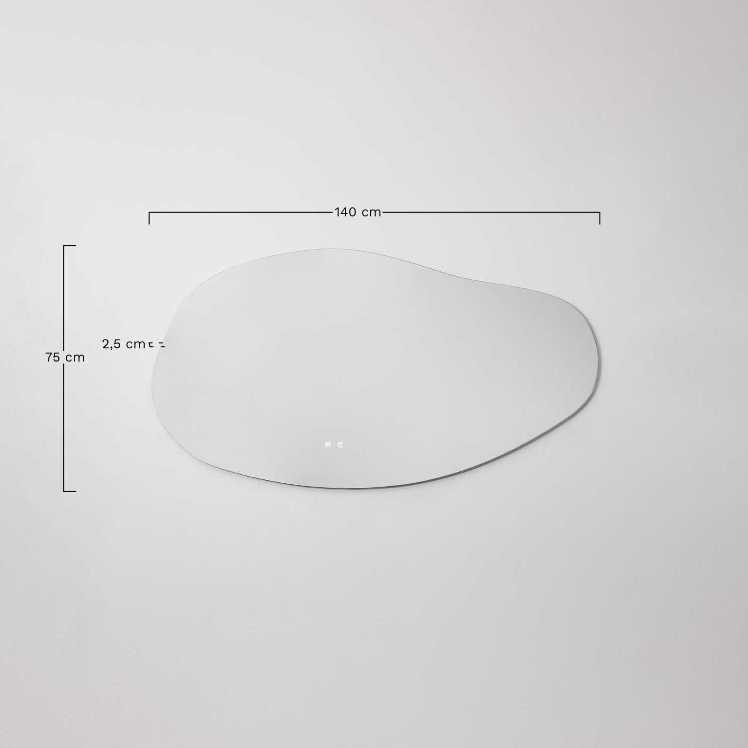 Set mobili da bagno in legno Solea con lavabo integrato, MISURE