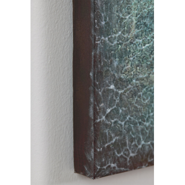 Tela Decorativa 100x100 Cm Con Texture Intonaco Raizel Grigio Chiaro - Sklum