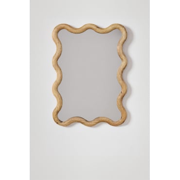 Specchio rettangolare con cornice, stile barocco