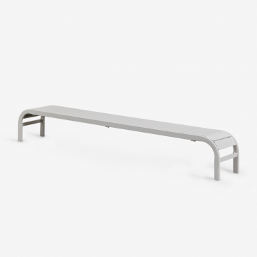 Tavolino Laterale Per Lettino Prendisole In Acciaio Marietta Gardenia Bianco - Sklum