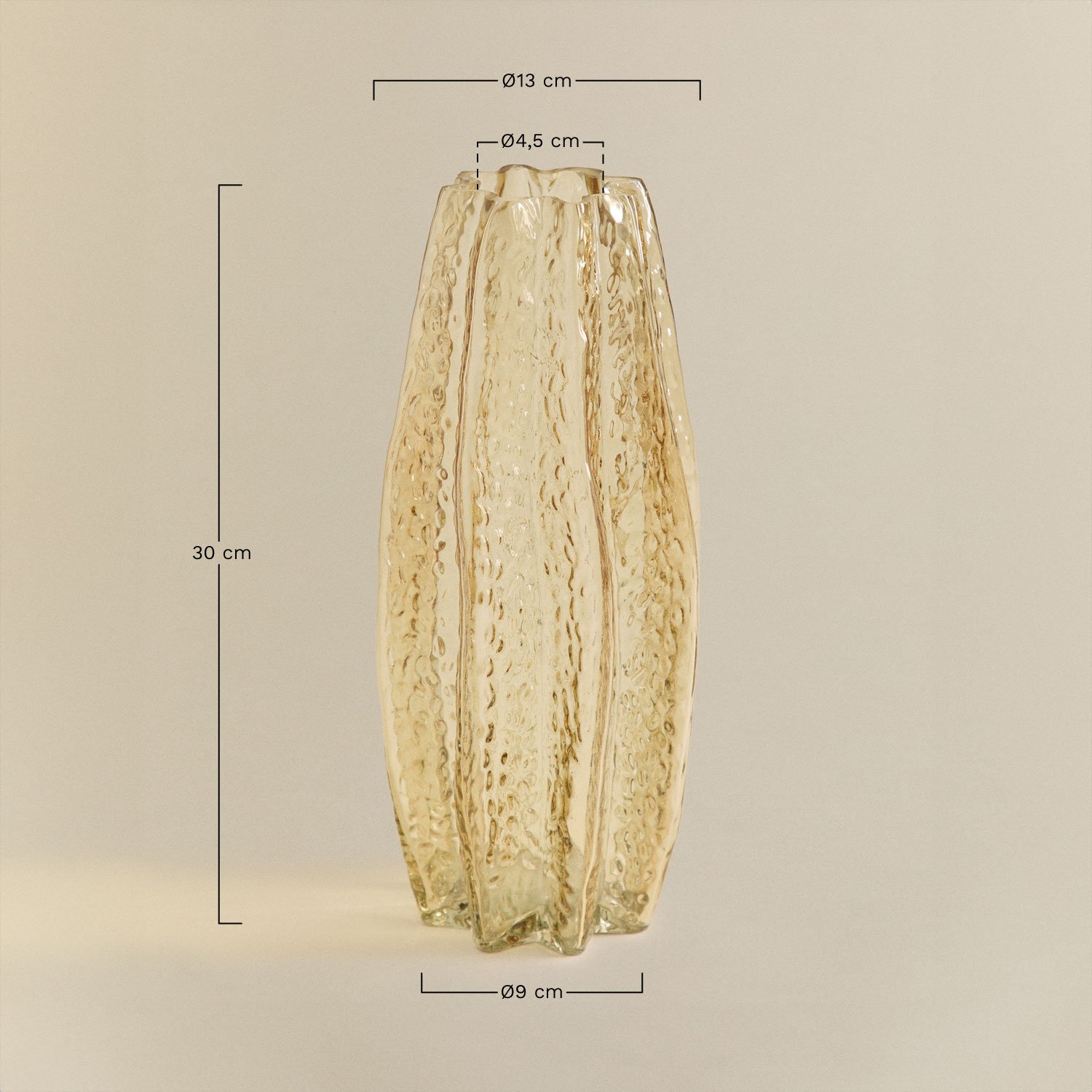 Vaso in vetro Brenat, MISURE