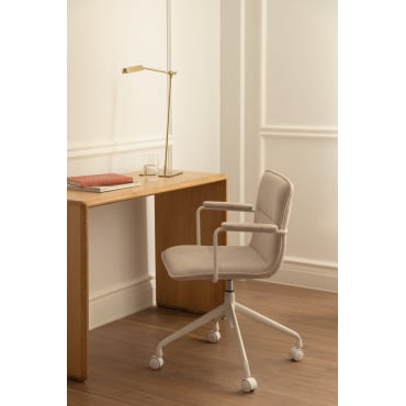 Seifert sedia da scrivania con ruote e braccioli