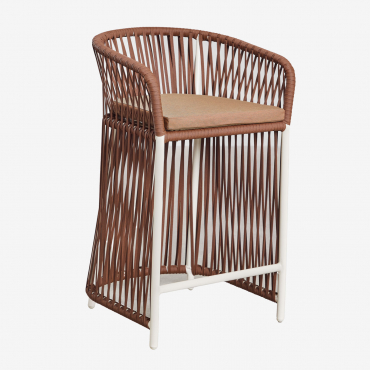 Confezione Da 4 Sgabelli Alti Sophie Nudo Marrone & ↑65 Cm - Sklum