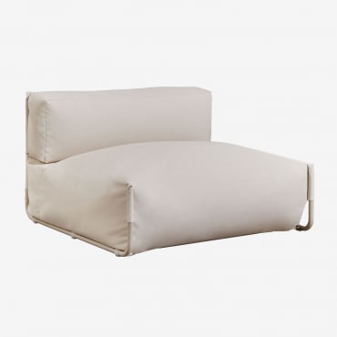 Modulo Centrale Per Il Divano Da Giardino Modulare Oporto Tapioca Beige - Sklum