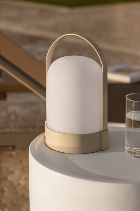 Lampada da tavolo da esterno LED senza fili Agnese