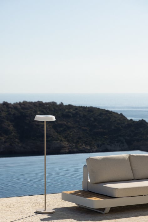 Lampada da terra solare a LED per esterni senza fili Ulenia