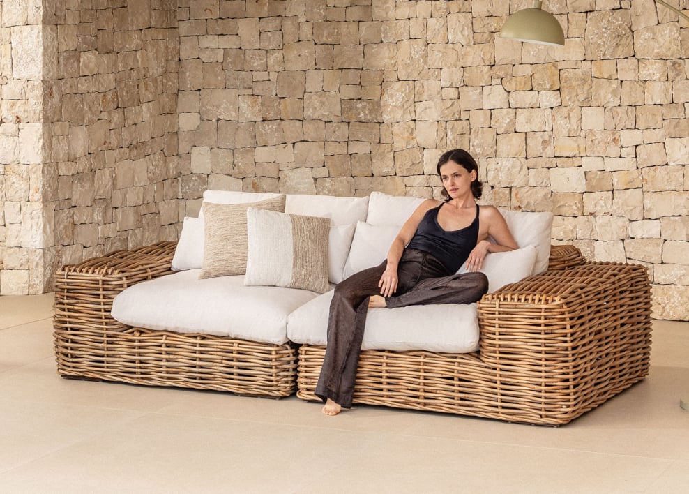 Rattan Sintetico Divani Esterno Leroy Merlin Divano Rattan Esterno