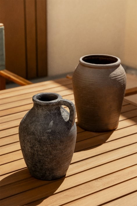 Vaso decorativo in terracotta Dariam