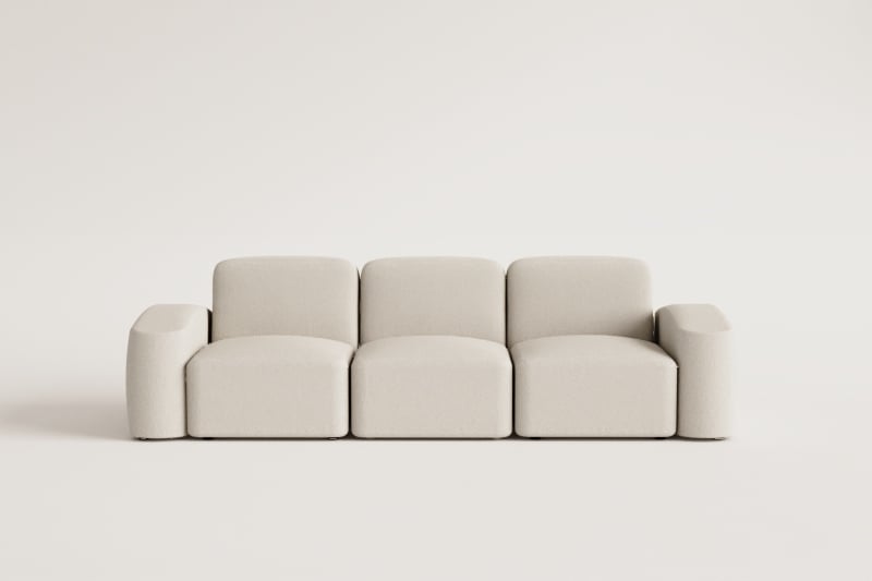 Divano componibile Bastian 3 pezzi 