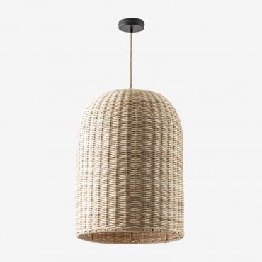 Lampada Da Soffitto Per Esterni Flandes Natural - Nero & Ø40 Cm Flandes - Sklum