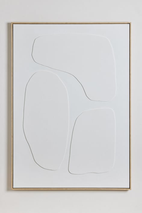 Quadro decorativo dipinto a mano con rilievo Helvon - 100 x 140 cm