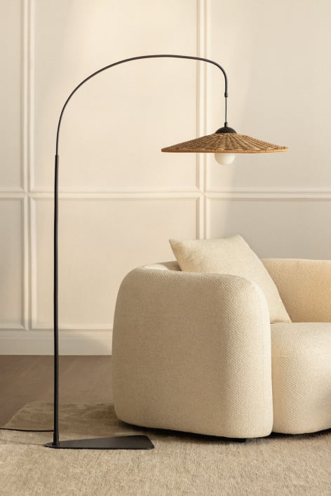 Lampada da terra in ferro Sopant