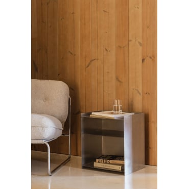 Tavolino in acciaio inossidabile Nolvia