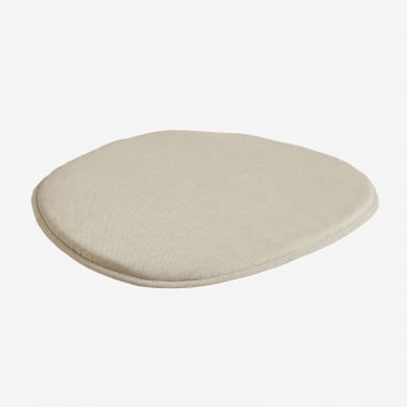 Cuscino Per Sedia Da Giardino Zariel Tessuto Beige Crema - Sklum