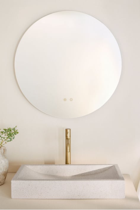 Lavabo rettangolare 60x30 cm in cemento Richard