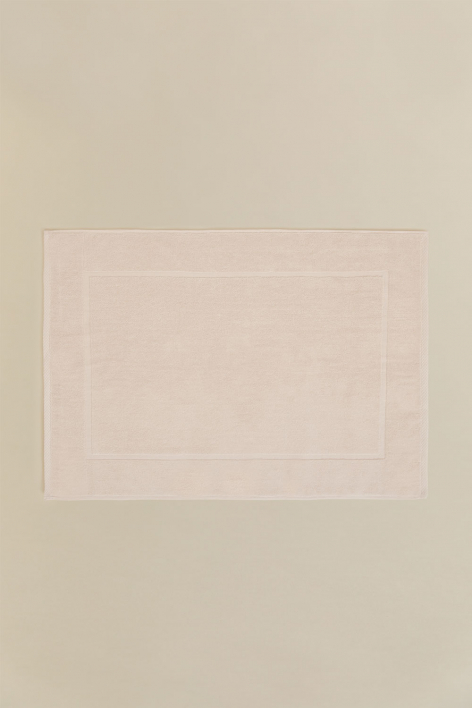 Tappeto da bagno rettangolare 55x80 cm in cotone Danel