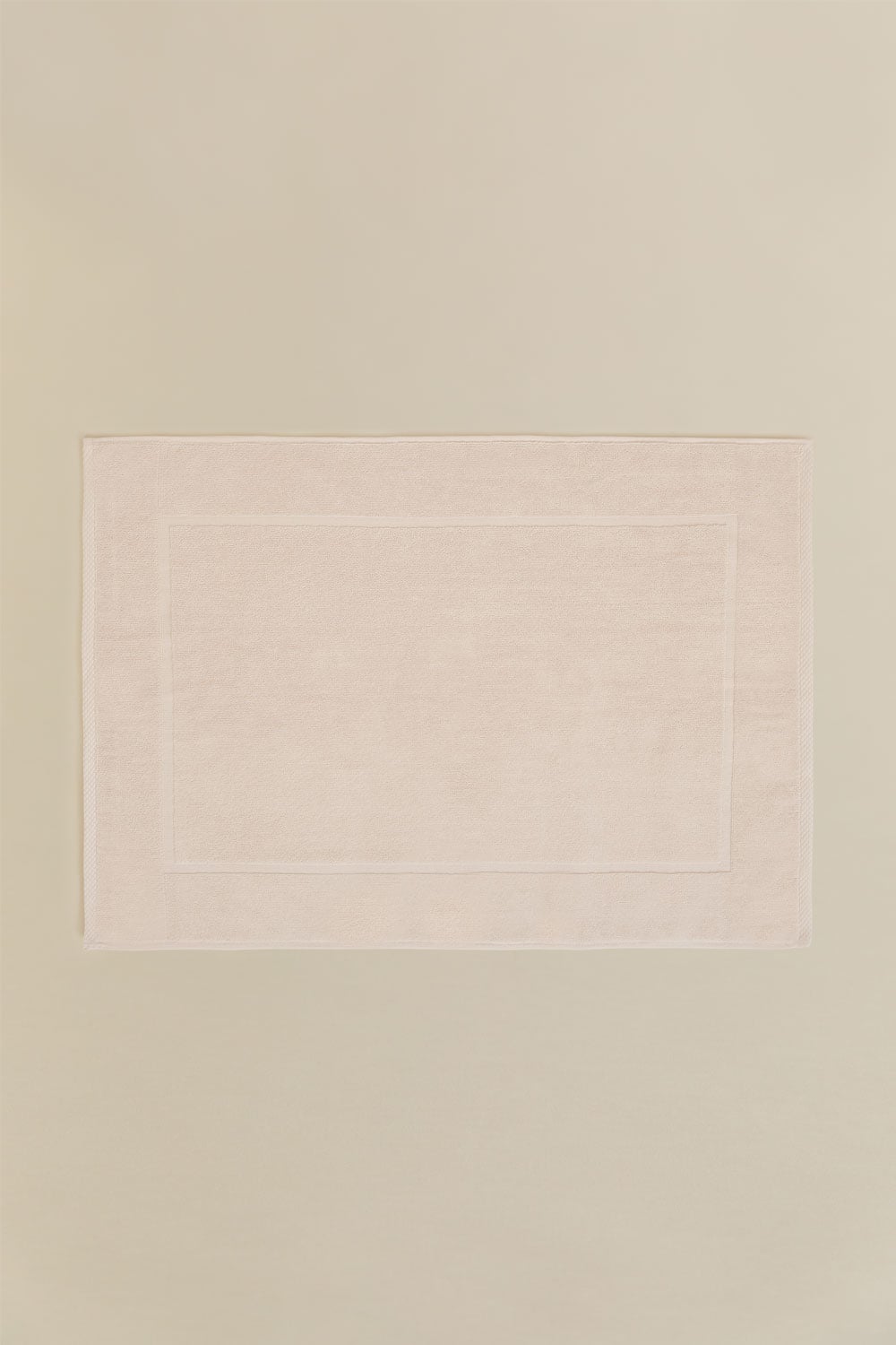 Tappeto Bagno Set 3 Pezzi Tinta Unita Antiscivolo Assorbente Girowater Fiori 100% Made In Italy Beige | Leroy Merlin