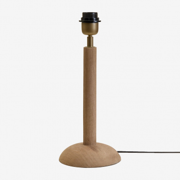 Base Per Lampada Da Tavolo In Legno Di Mango Harry 30 Cm Legno Di Mango - Sklum