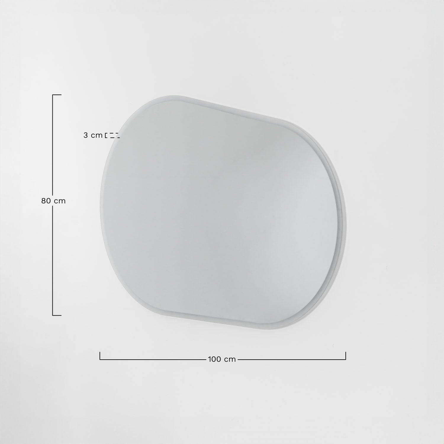 Set di mobili da bagno sospesi in legno di mango Baty, MISURE