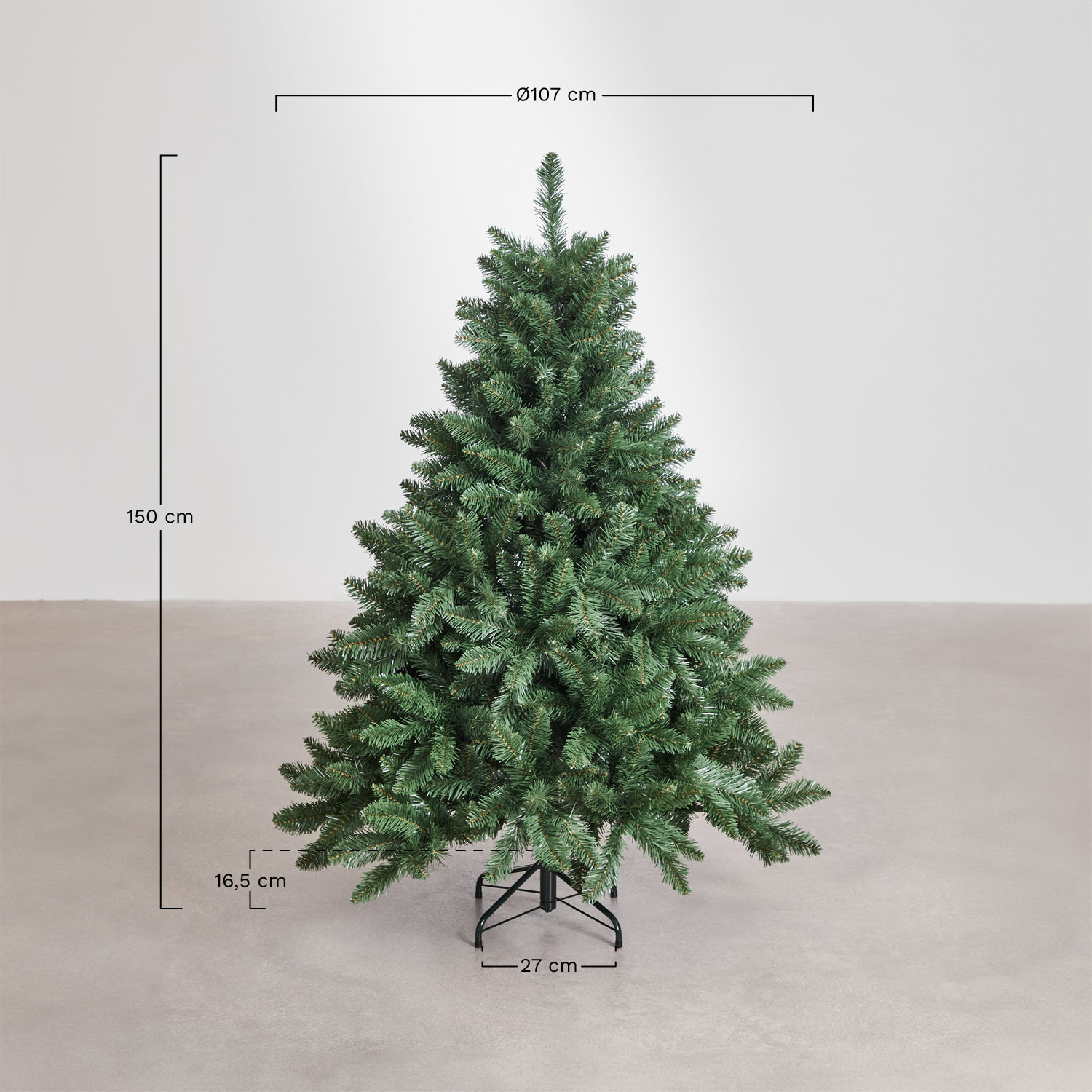 Albero di Natale Sirely    , MISURE