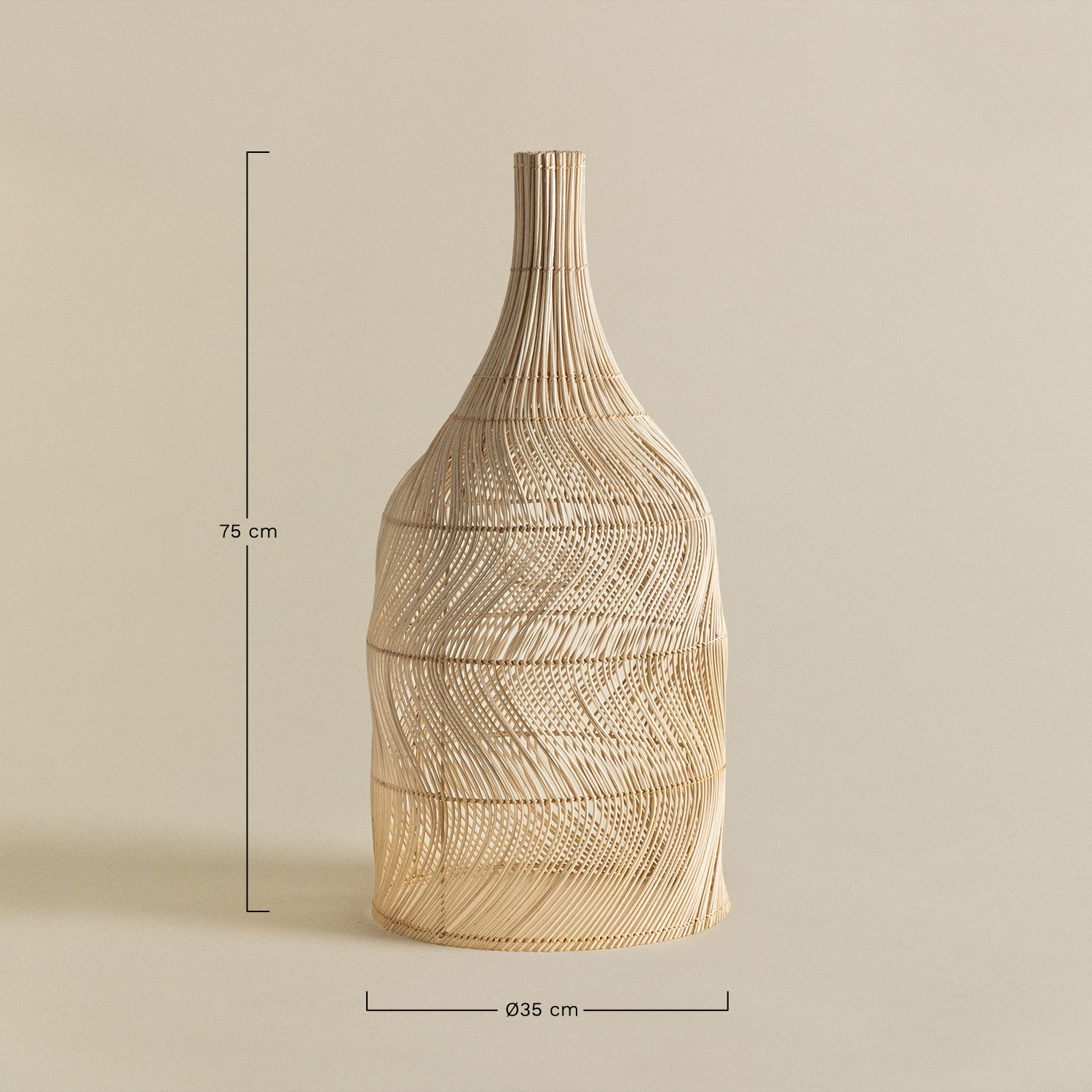 Paralume Embid, MISURE