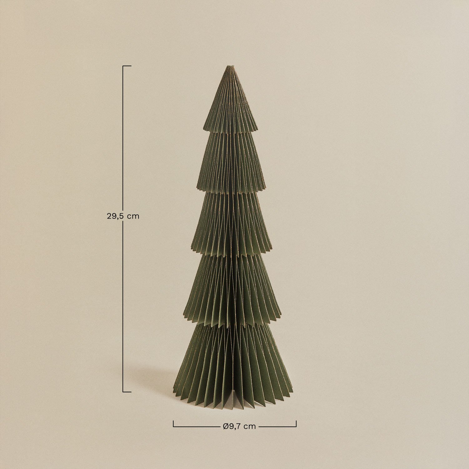 Albero di Natale di carta Jesper, MISURE