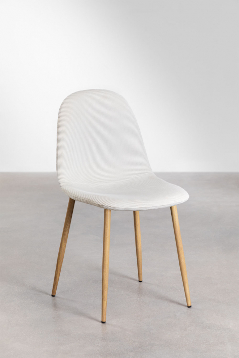 Set di 2 sedie da pranzo Glamm - Legno naturale