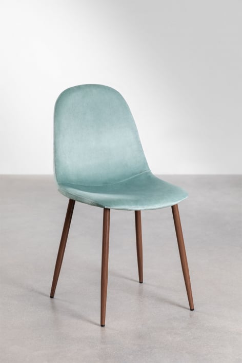 Set di 2 sedie da pranzo Glamm - Legno scuro