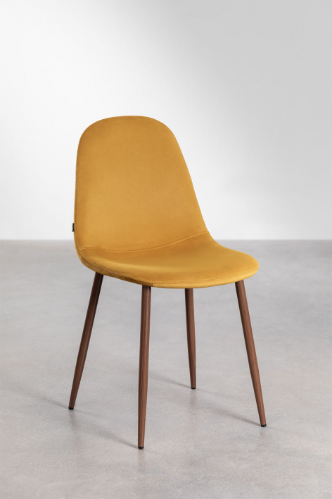 Set di 2 sedie da pranzo Glamm - Legno scuro