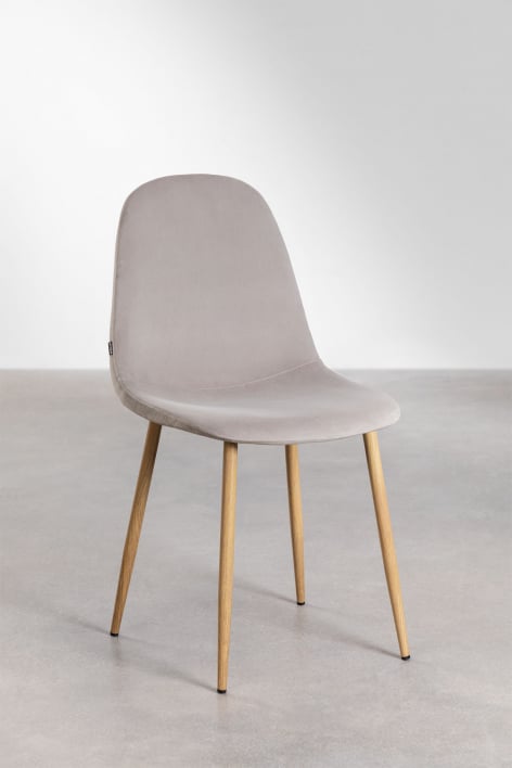 Set di 4 sedie da pranzo Glamm - Legno naturale