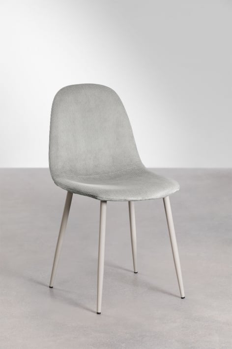 Set di 4 sedie da pranzo Glamm - Grigio Talpa Chiaro