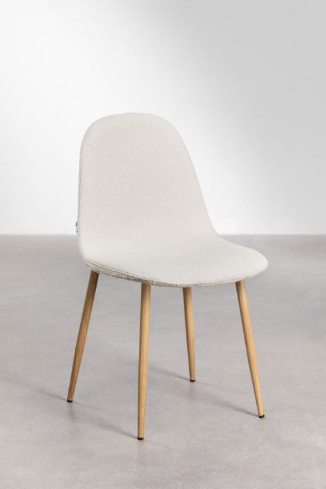 Set di 4 sedie da pranzo Glamm - Legno naturale