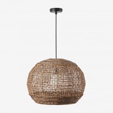 Lampada A Sospensione Da Soffitto Per Esterni Udane Nero & Ø60 Cm - ↑45 Cm Udane - Sklum