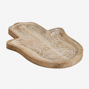 Vassoio Tascabile In Legno Di Mango Kaloyan ↔︎ 41 Cm - Sklum