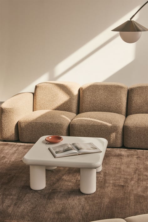 Tavolino quadrato 80x80 cm in MDF Riverton