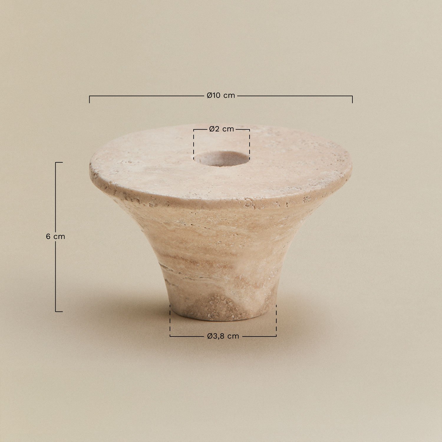 Candelabro in marmo Bellvion, MISURE