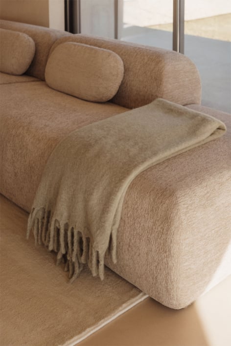 Coperta 150x130 cm con frange Dorota