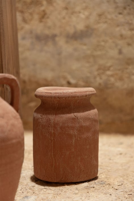 Vaso decorativo in terracotta Agnon