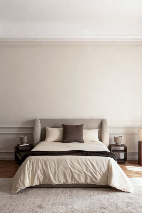 Letto in tessuto Cabargi