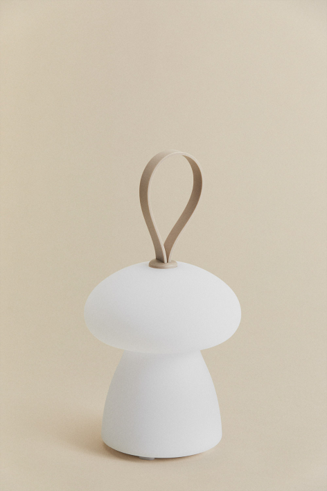 Lampada da tavolo LED wireless per esterni in polietilene Atilia