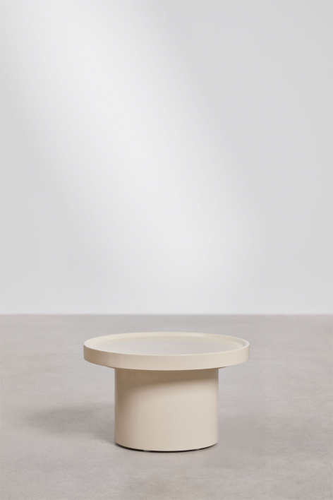 Comodino rotondo in MDF Cirela - ↑30 cm