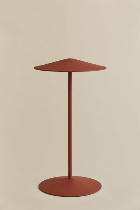 Lampada da tavolo LED wireless in ferro Emilein - Rosso Argilla