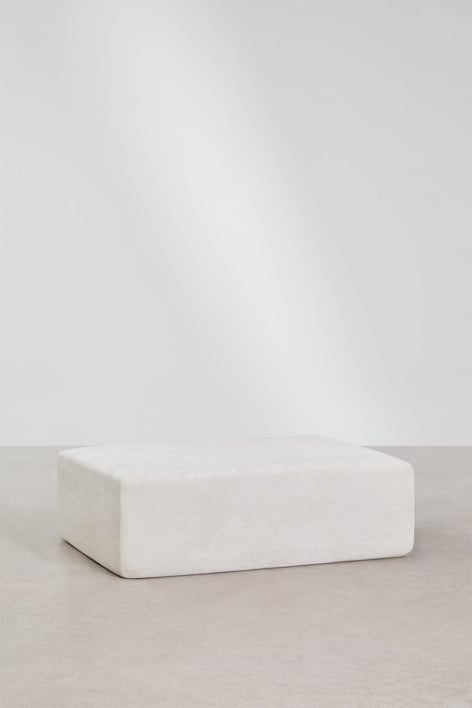 Pouf in ciniglia confezionato sottovuoto Norridge